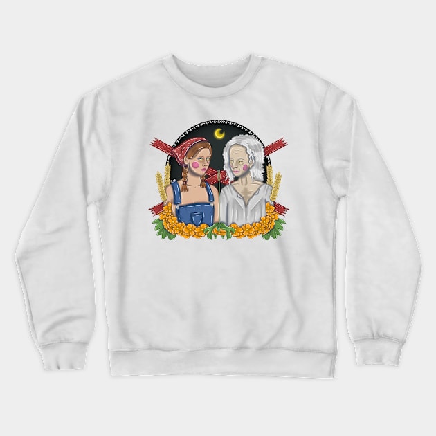 "X" Crewneck Sweatshirt by XioVerduzco-art